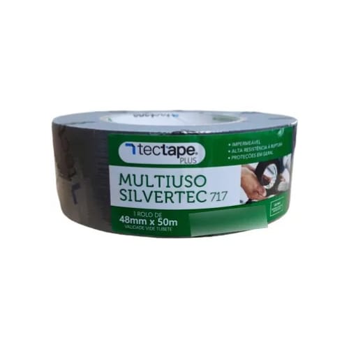 FITA Silvertape TecTape 48mmX50m Preta Premium